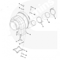 HX82 QSK19 турбокомпрессоры 4955345 3804494 3804730 4038024 5455598 детали для промышленных двигателей