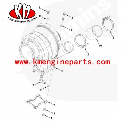 HX82 QSK19 турбокомпрессоры 4955345 3804494 3804730 4038024 5455598 детали для промышленных двигателей